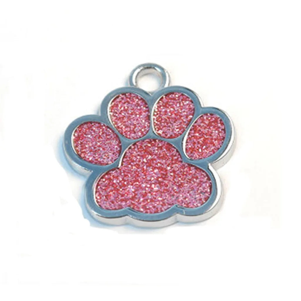 Mini Shine Paw Pet ID Tags