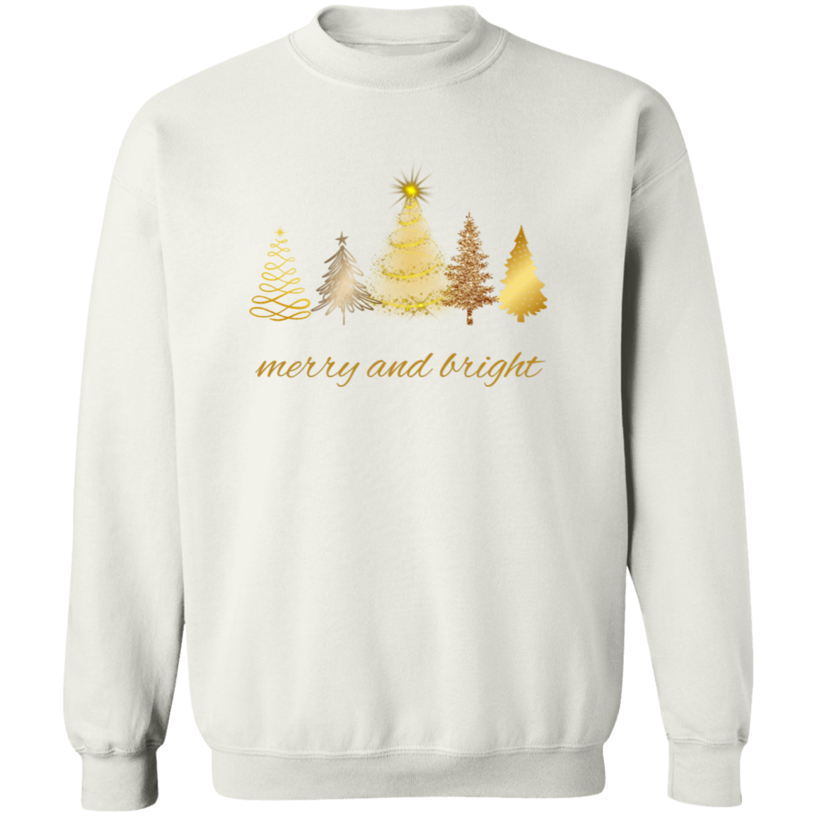 Merry and Bright Christmas Trees Shirt