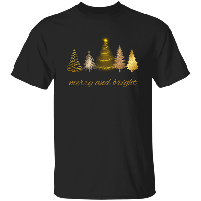 Merry and Bright Christmas Trees Shirt