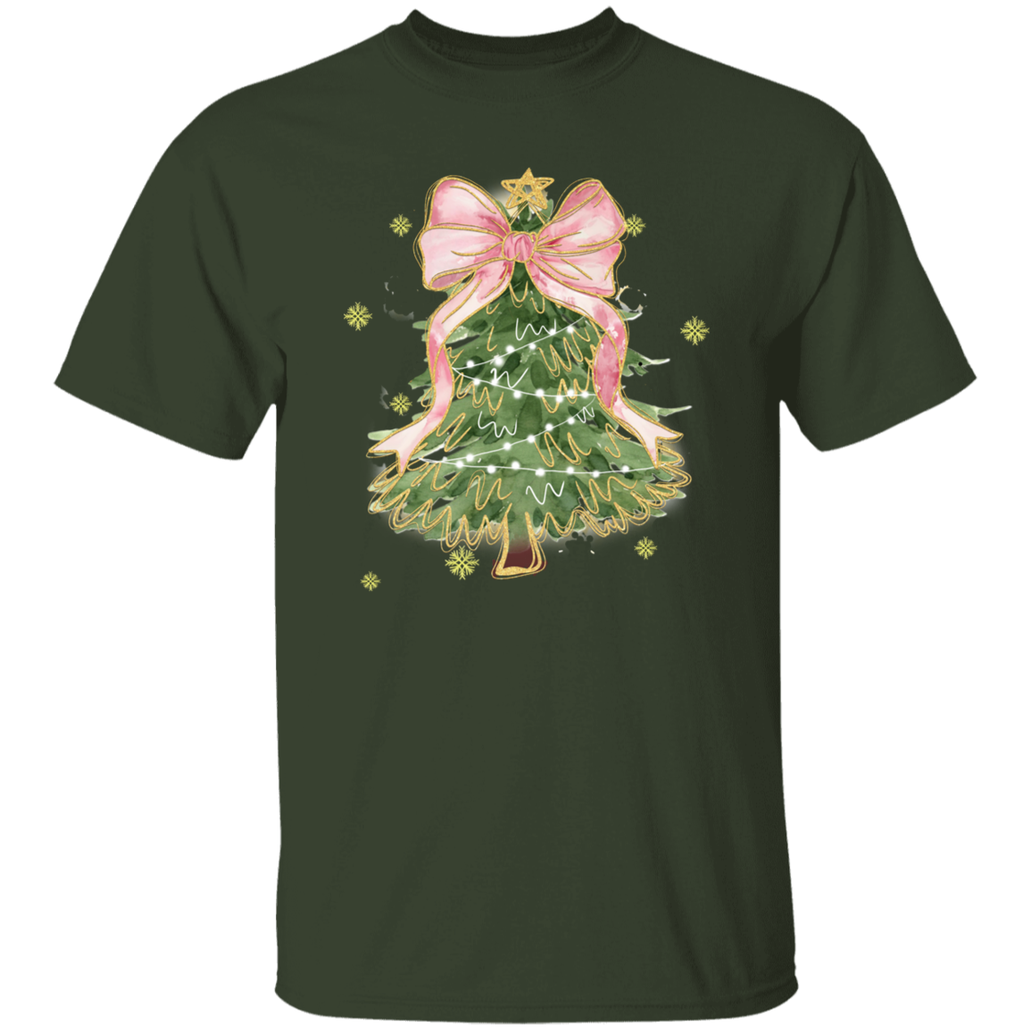 Christmas Tree Bow Shirt