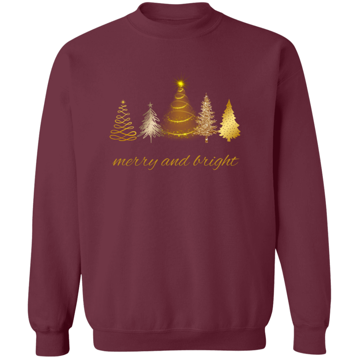 Merry and Bright Christmas Trees Shirt