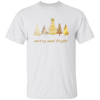 Merry and Bright Christmas Trees Shirt