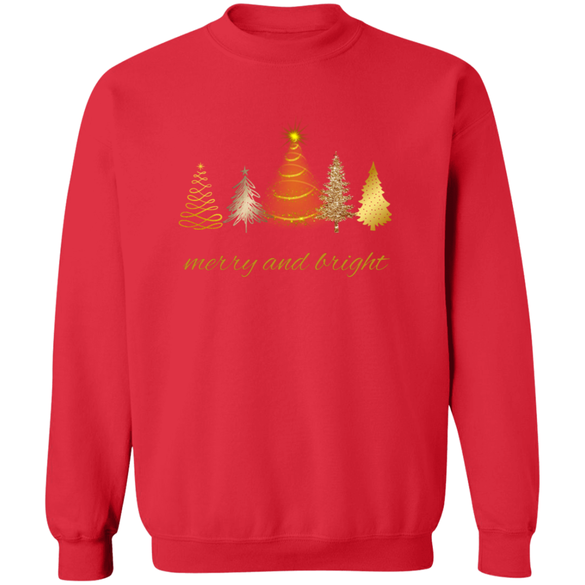 Merry and Bright Christmas Trees Shirt