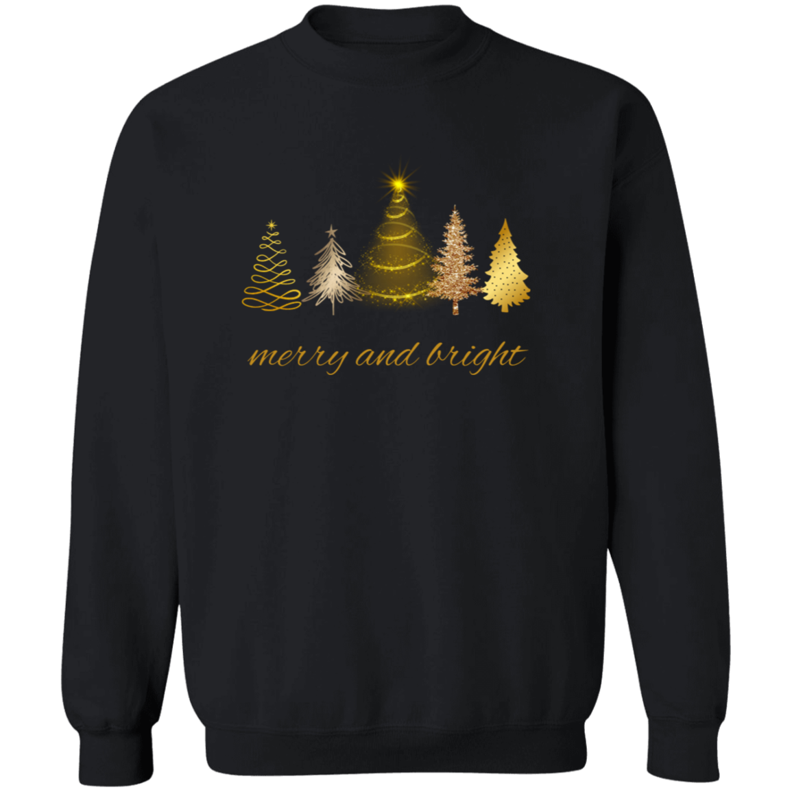 Merry and Bright Christmas Trees Shirt