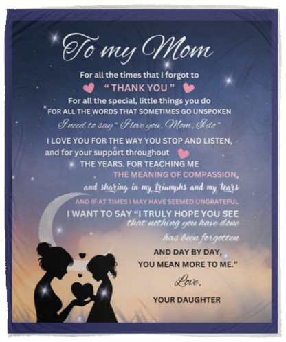 MOM STARRY NIGH BLANKET | THANK YOU HOLIDAY GIFT