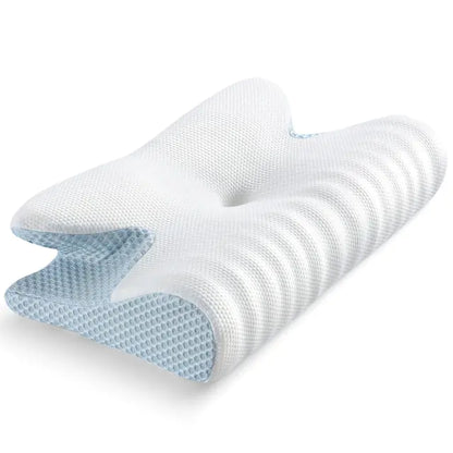 Fuloon Contour Cervical Pillow For Bed Sleeping, Memory Foam, Neck Pillows for Side, Back, and Stomach Sleepers