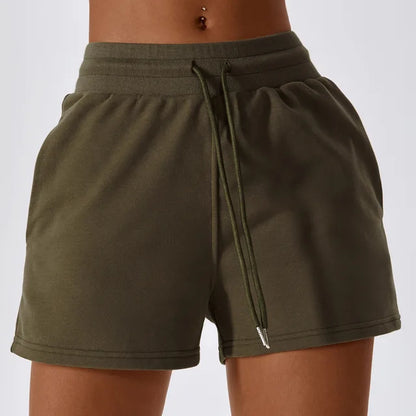 Women's Loose-Fit Drawstring Sports Shorts