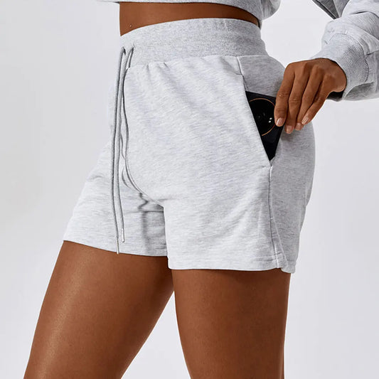 Women's Loose-Fit Drawstring Sports Shorts