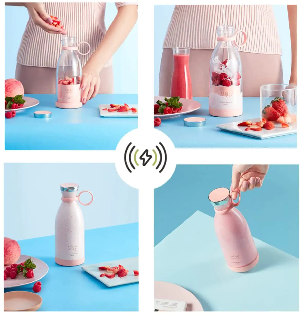 Self Contained Blender Bottle