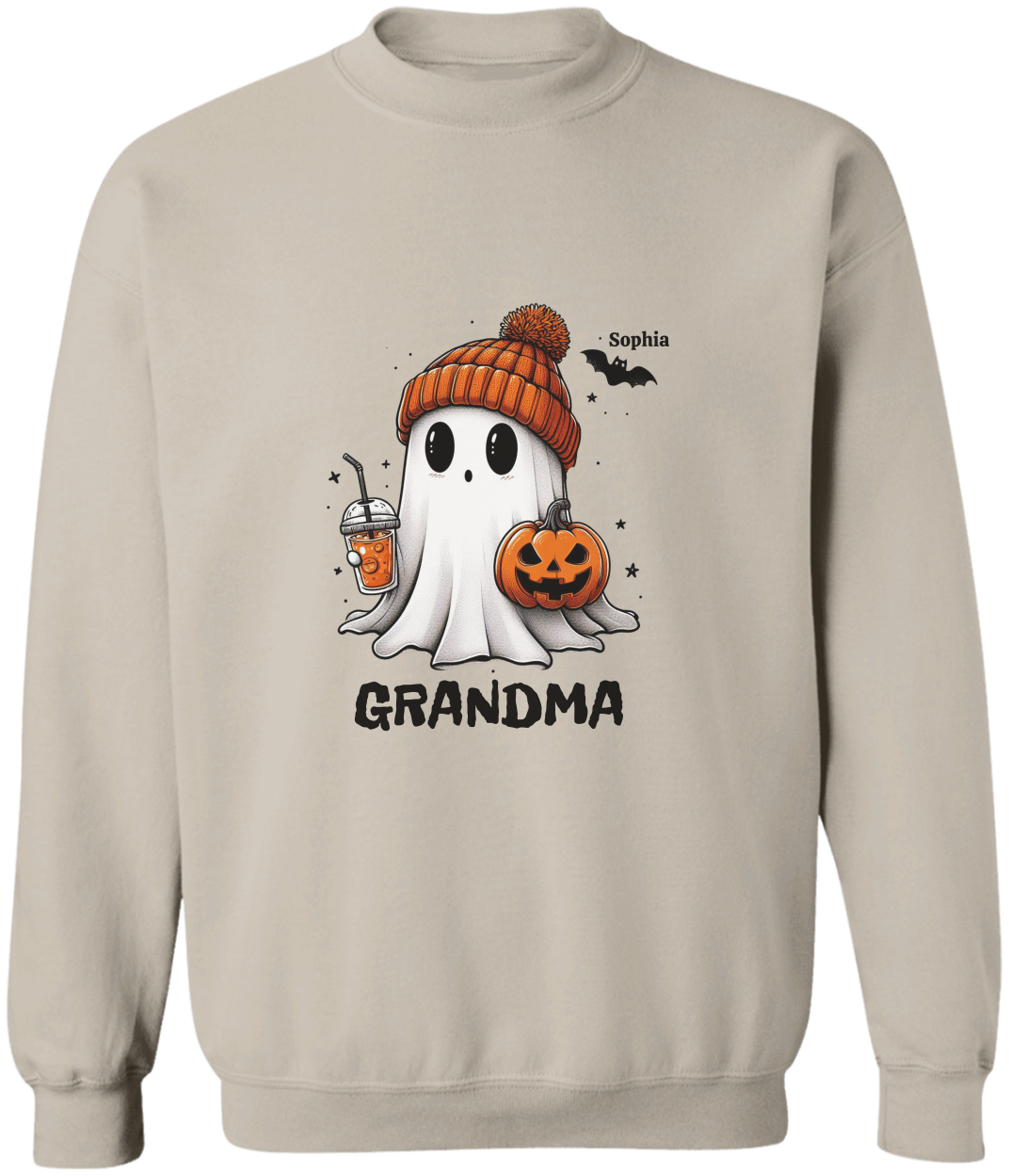 Personalized Fall Halloween Ghostly Shirt / Sweatshirt