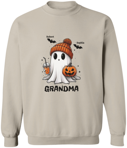 Personalized Fall Halloween Ghostly Shirt / Sweatshirt