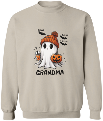 Personalized Fall Halloween Ghostly Shirt / Sweatshirt