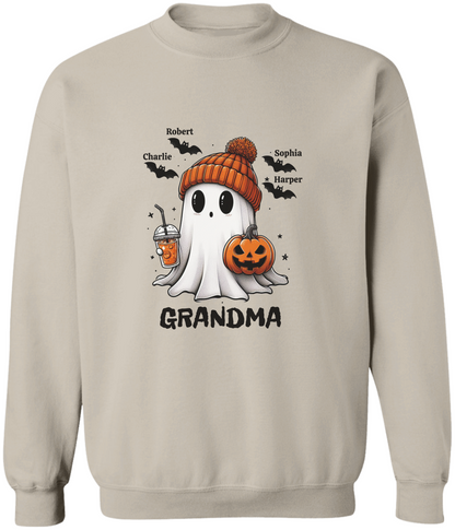 Personalized Fall Halloween Ghostly Shirt / Sweatshirt