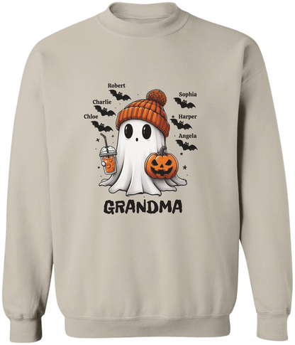 Personalized Fall Halloween Ghostly Shirt / Sweatshirt