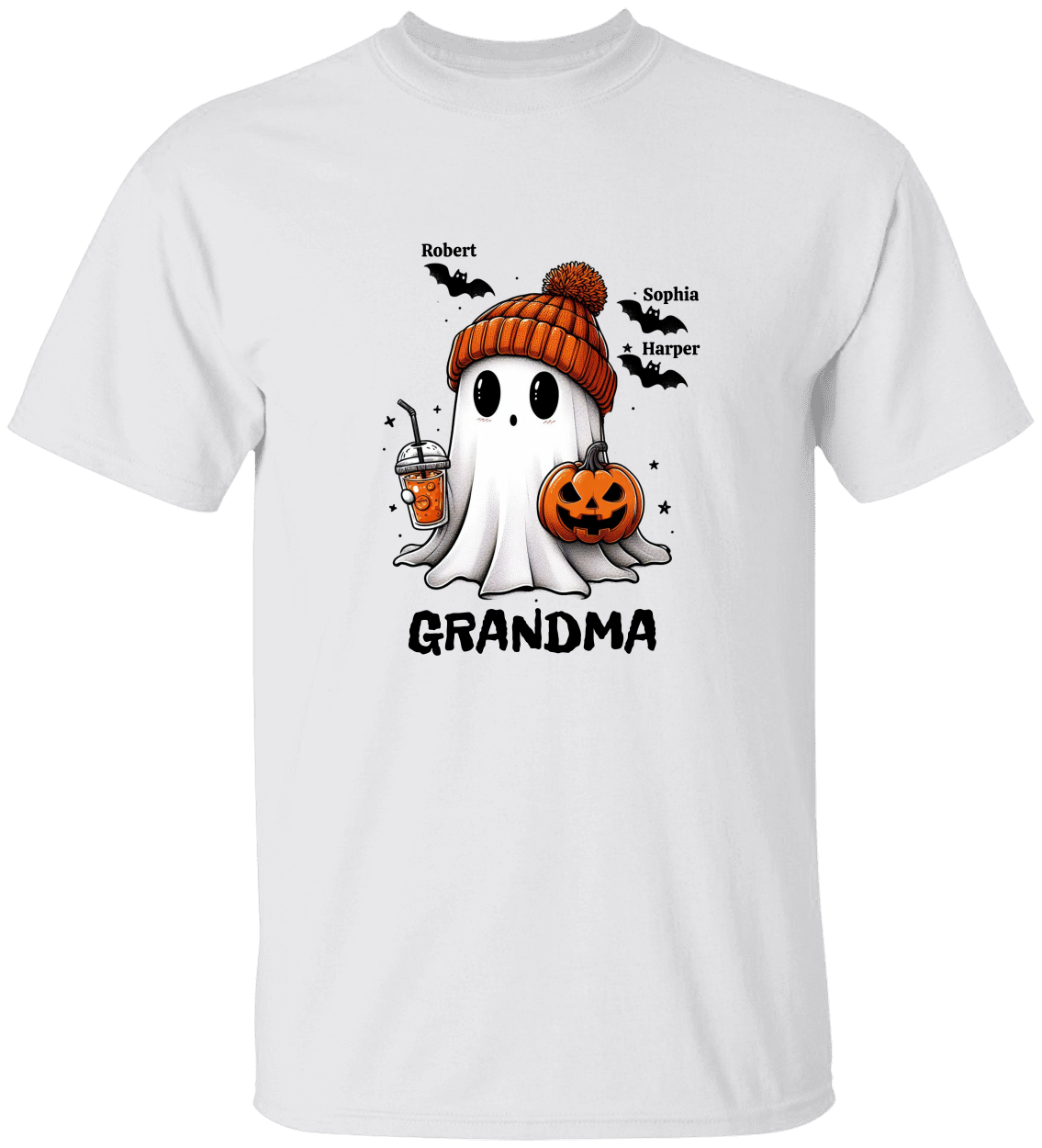 Personalized Fall Halloween Ghostly Shirt / Sweatshirt