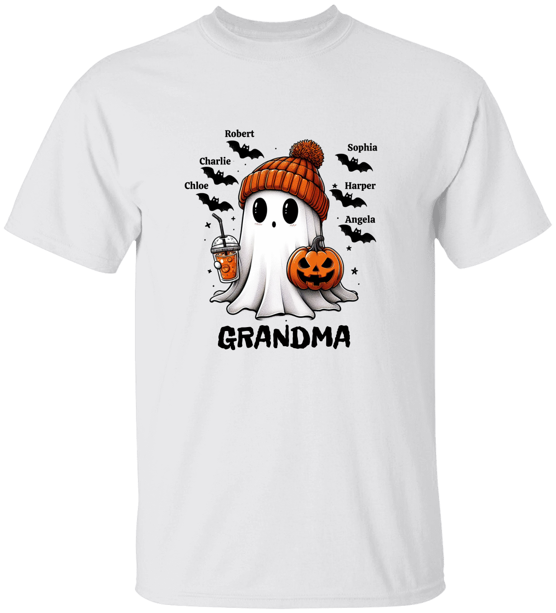 Personalized Fall Halloween Ghostly Shirt / Sweatshirt