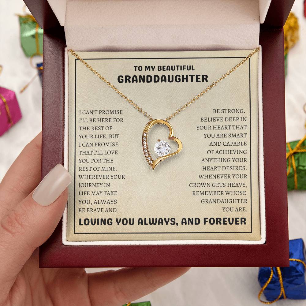 Granddaughter Necklace. Love Always