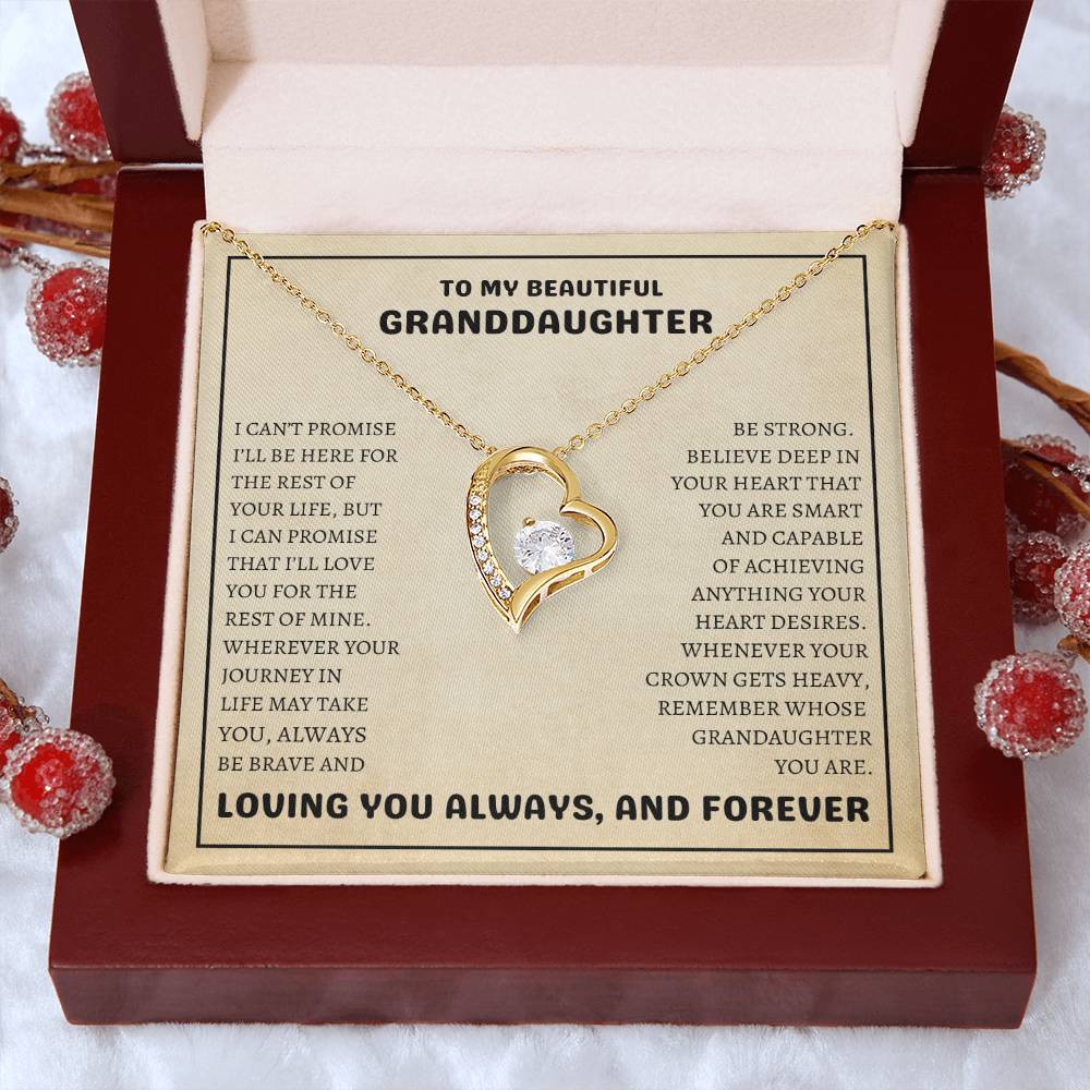 Granddaughter Necklace. Love Always