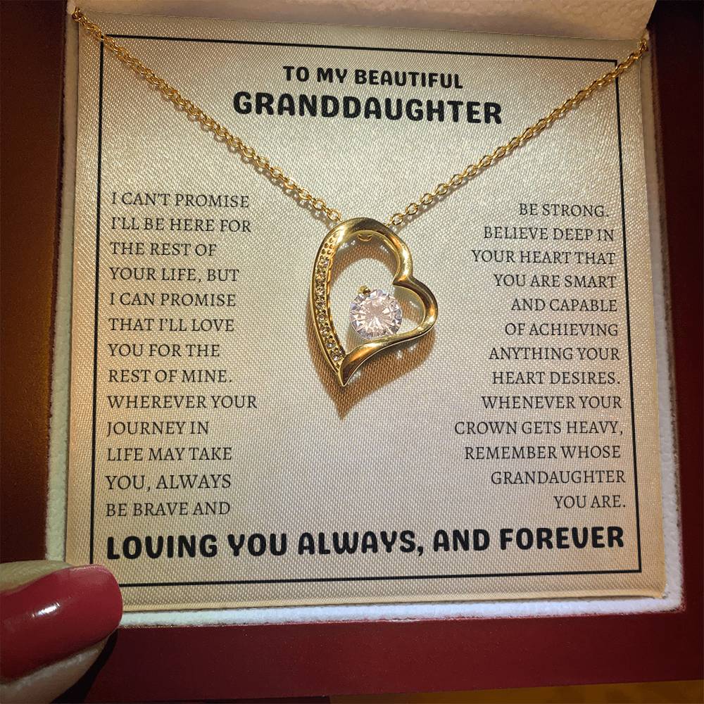 Granddaughter Necklace. Love Always