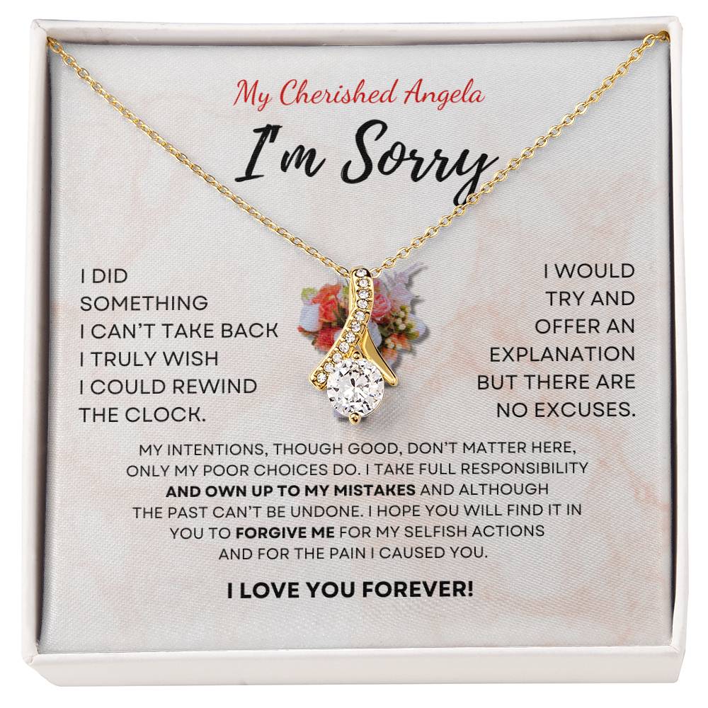 Apology Necklace. WIN HER BACK WITH THIS!