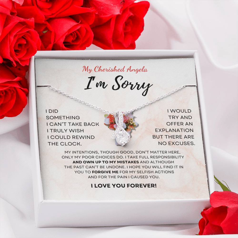 Apology Necklace. WIN HER BACK WITH THIS!