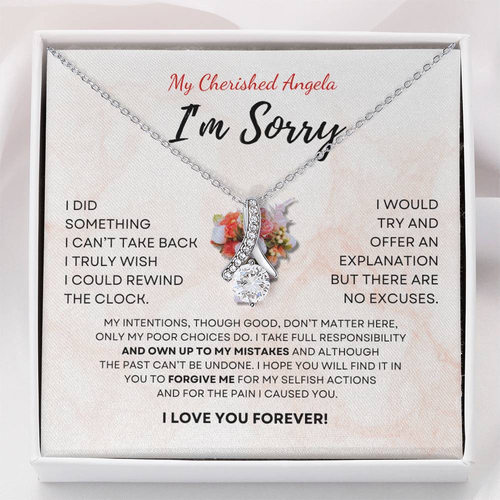 Apology Necklace. WIN HER BACK WITH THIS!