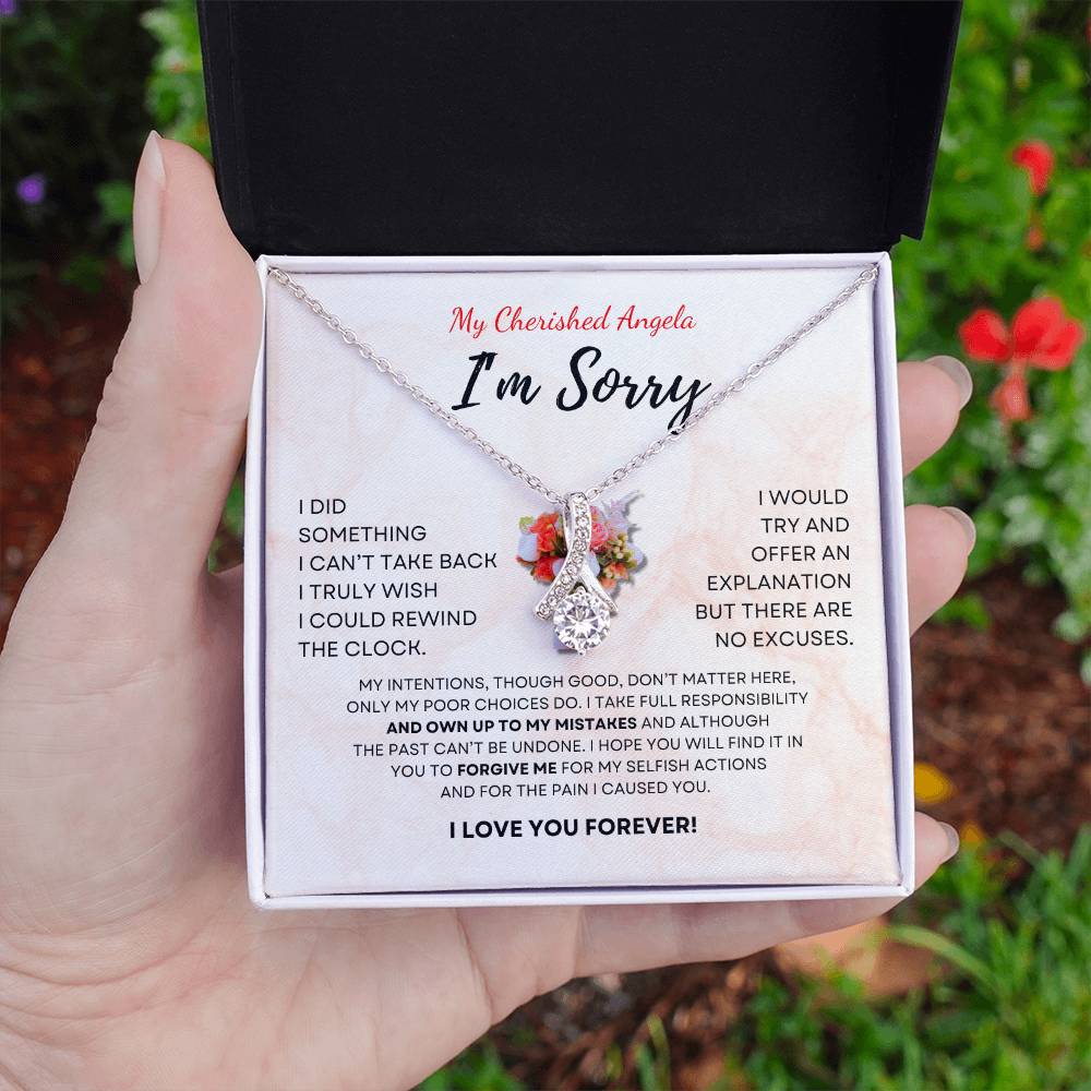 Apology Necklace. WIN HER BACK WITH THIS!