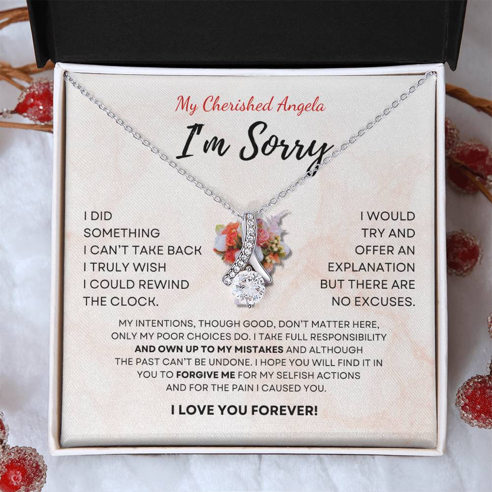 Apology Necklace. WIN HER BACK WITH THIS!