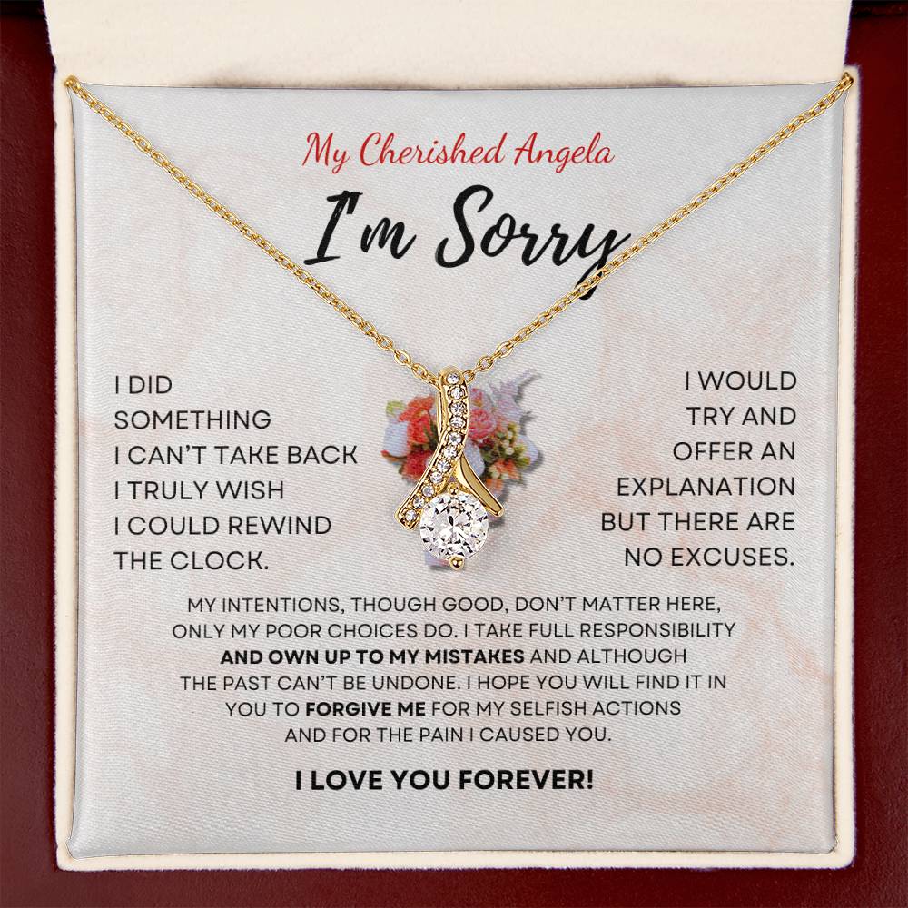 Apology Necklace. WIN HER BACK WITH THIS!