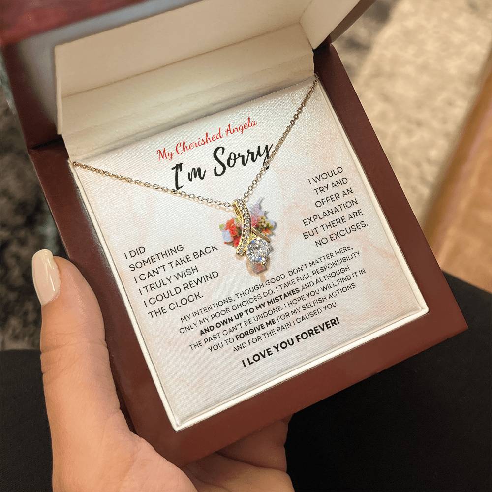 Apology Necklace. WIN HER BACK WITH THIS!