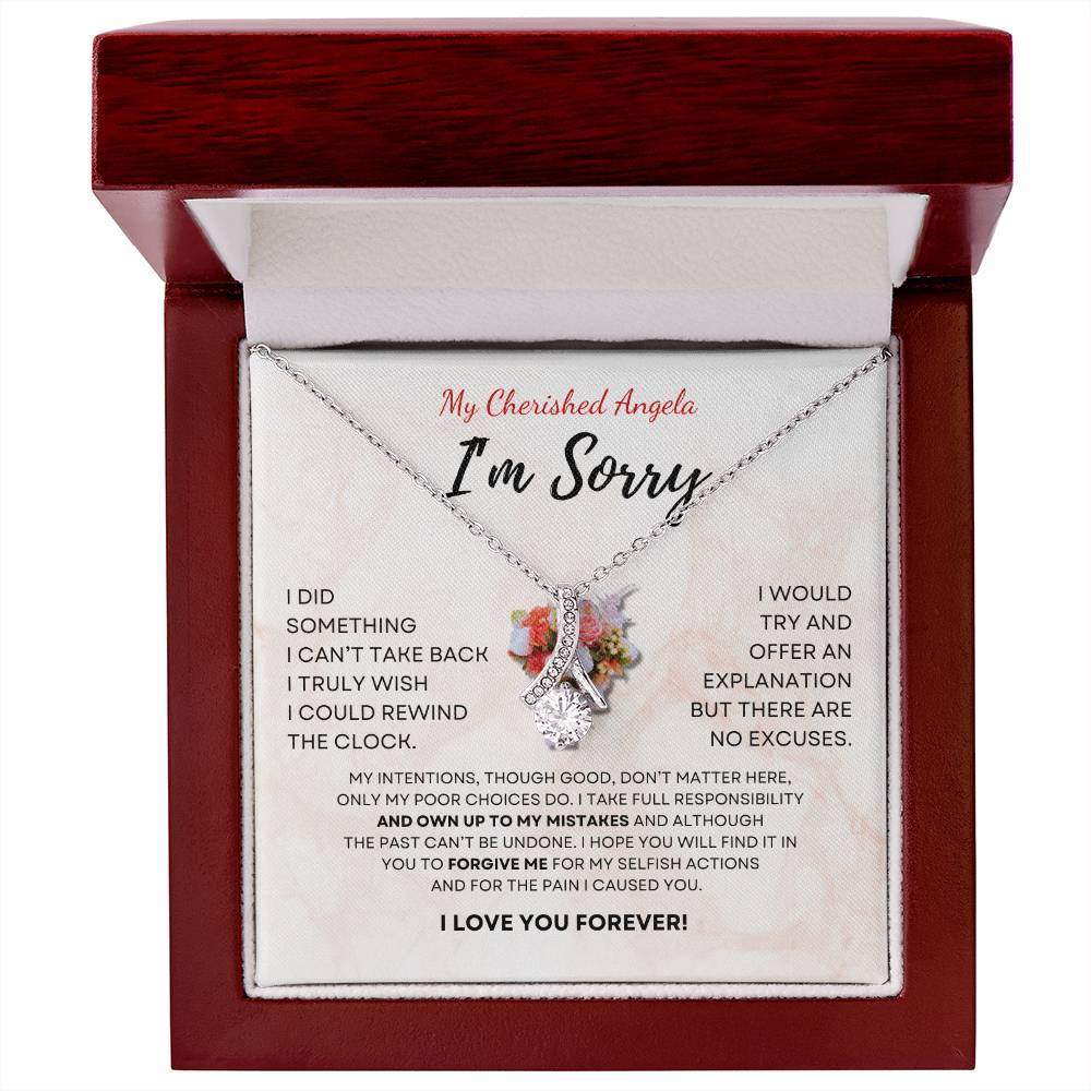 Apology Necklace. WIN HER BACK WITH THIS!