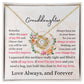Granddaughter - Pages of My Life Loveknot Necklace