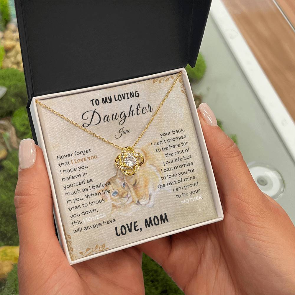 Mother's Pride - Lioness Daughter Pendant Gift