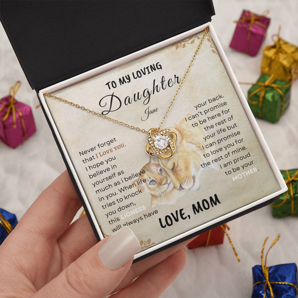 Mother's Pride - Lioness Daughter Pendant Gift