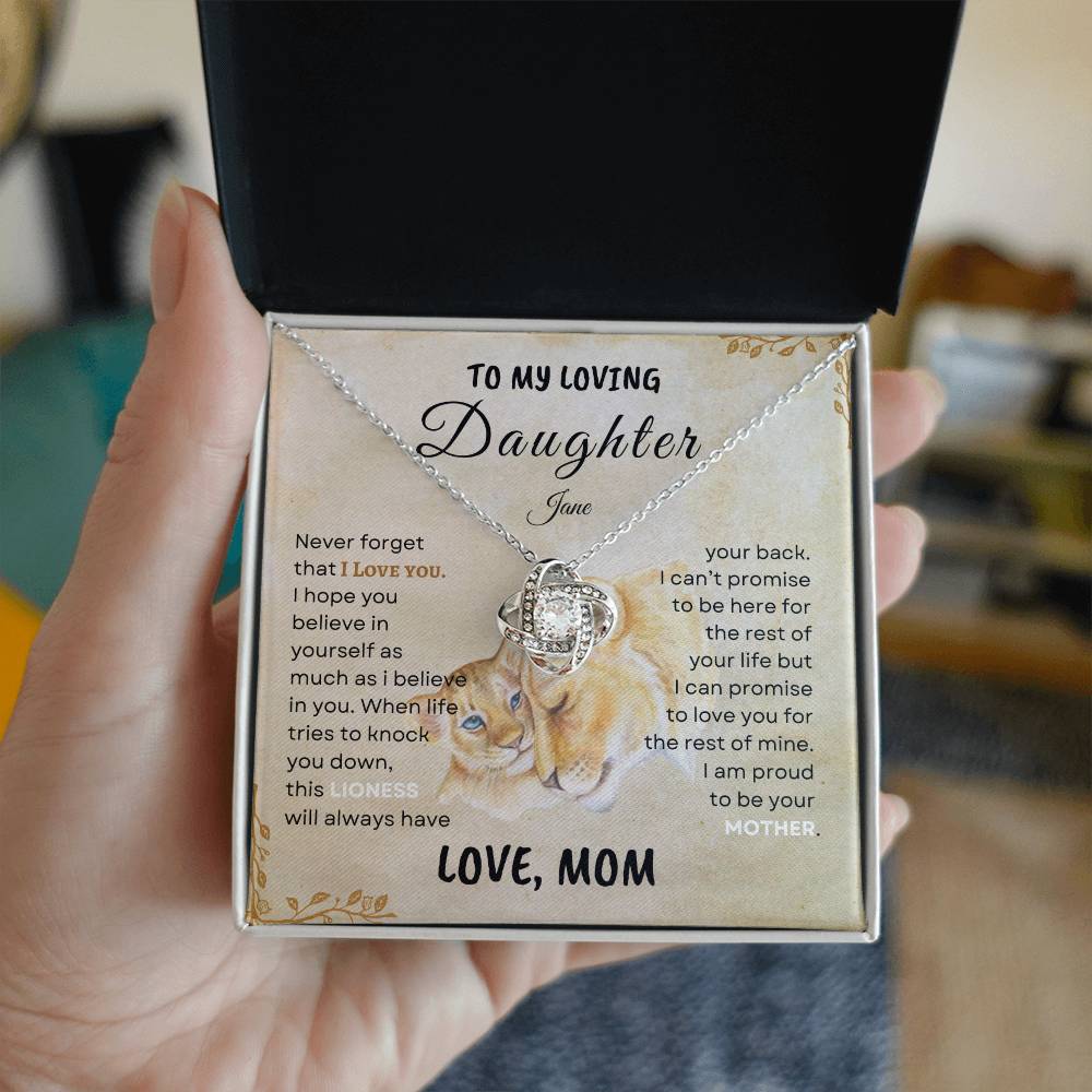 Mother's Pride - Lioness Daughter Pendant Gift