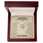 Granddaughter Necklace Gift - Love Knot Surprise