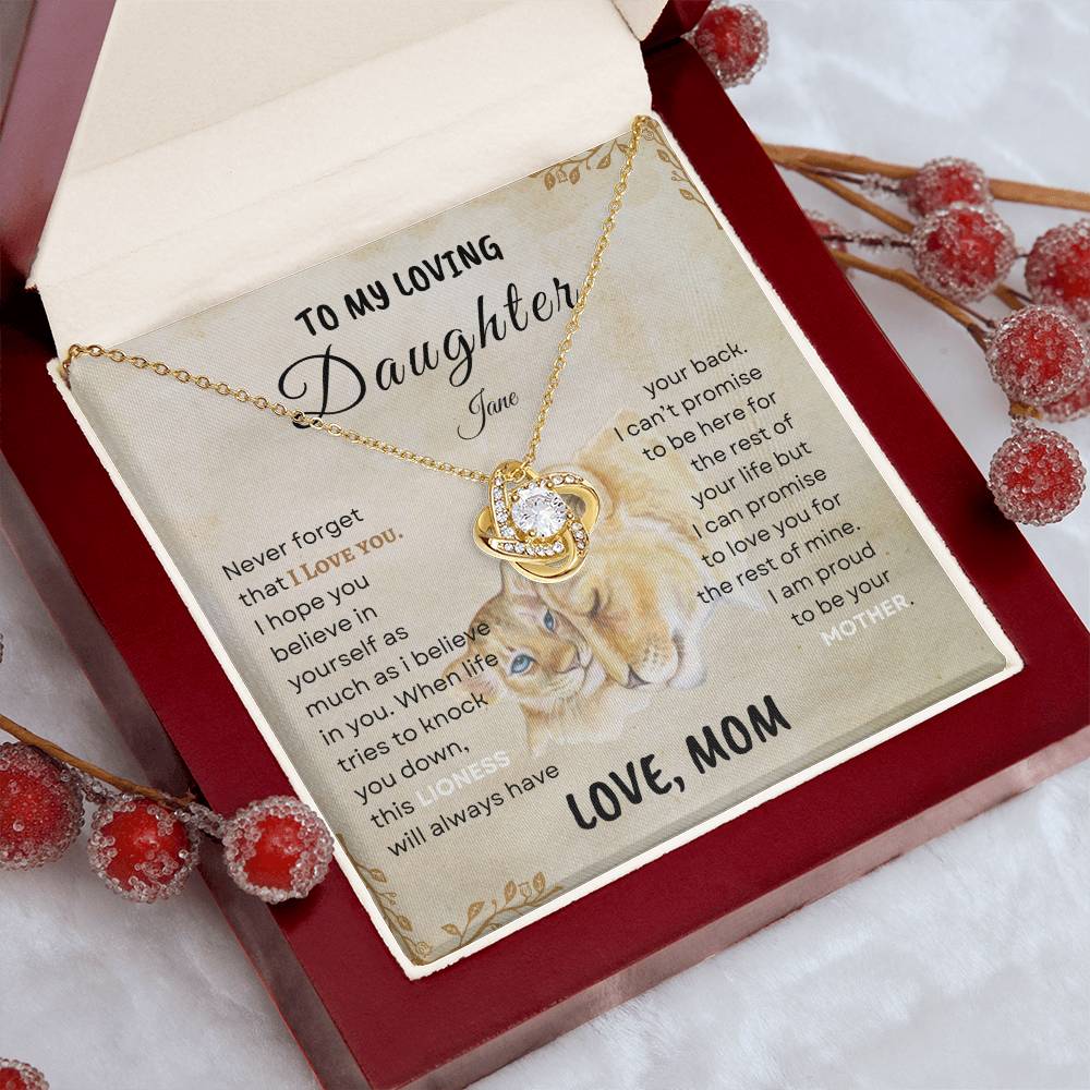 Mother's Pride - Lioness Daughter Pendant Gift