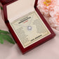 Granddaughter Necklace Gift - Love Knot Surprise