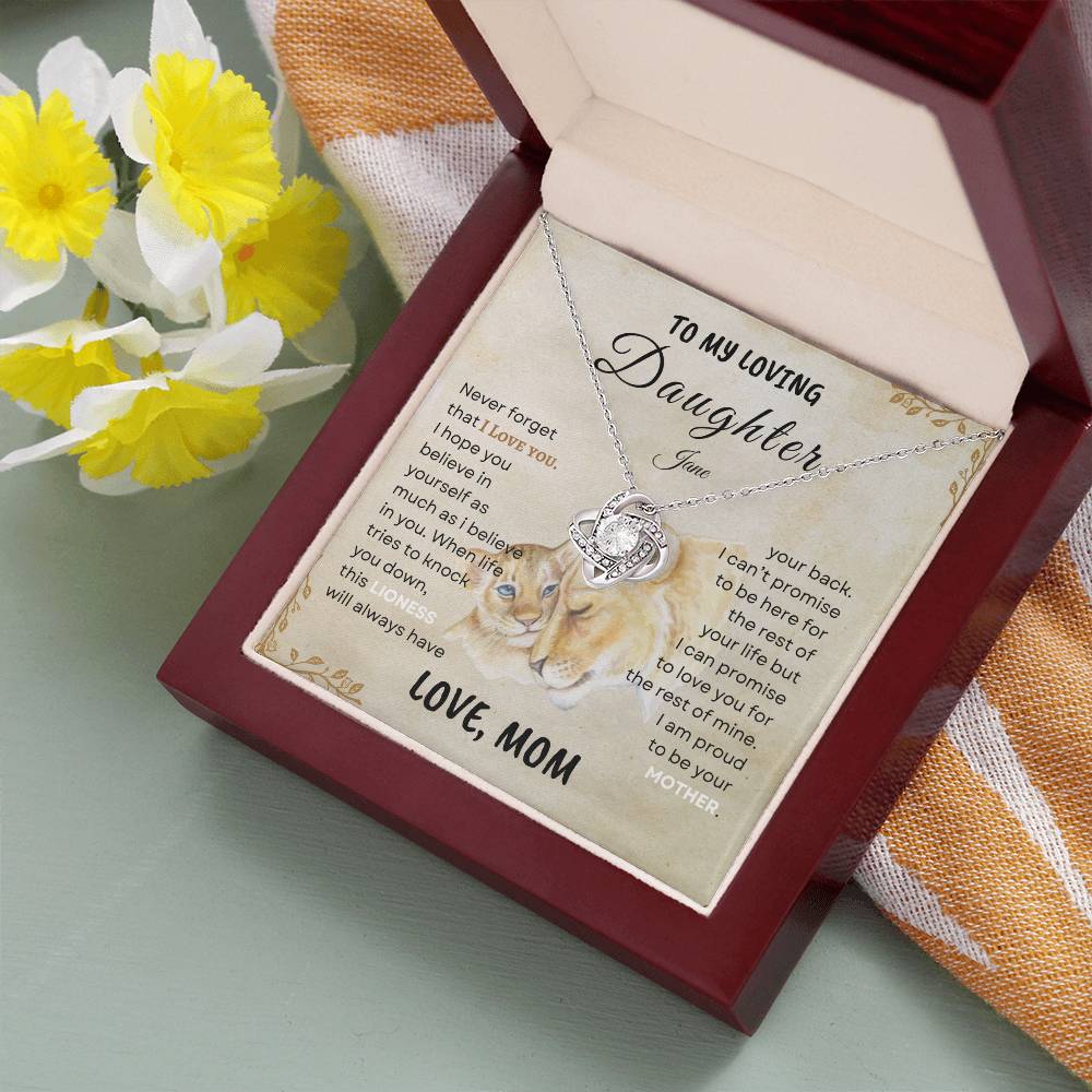 Mother's Pride - Lioness Daughter Pendant Gift