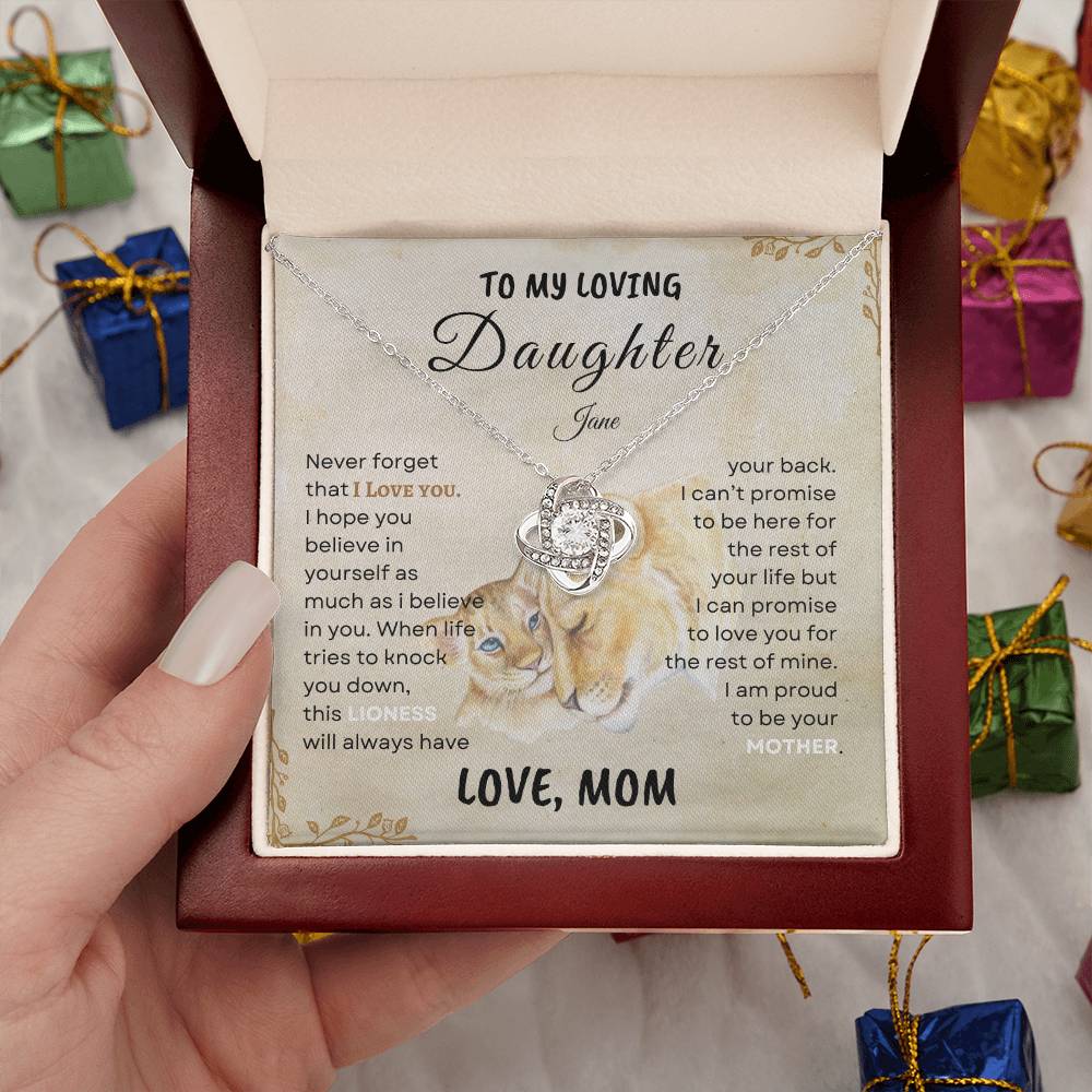 Mother's Pride - Lioness Daughter Pendant Gift