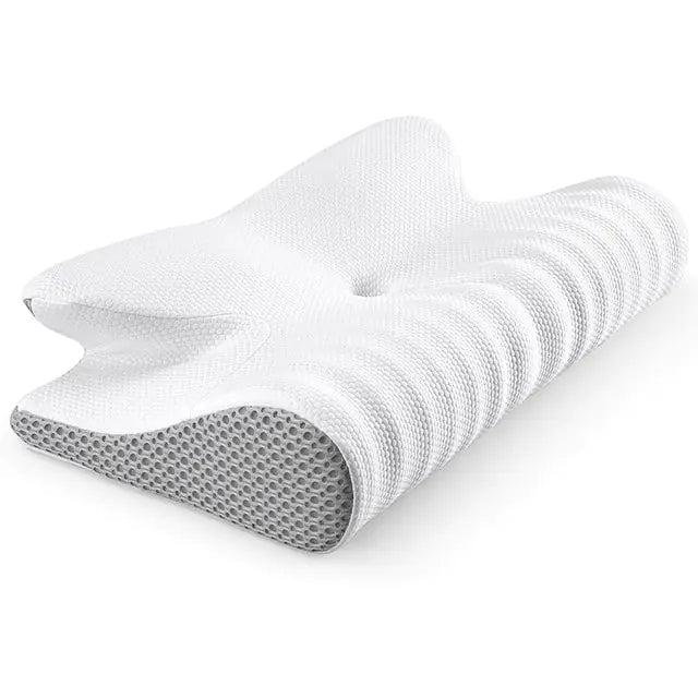 Fuloon Contour Cervical Pillow For Bed Sleeping, Memory Foam, Neck Pillows for Side, Back, and Stomach Sleepers