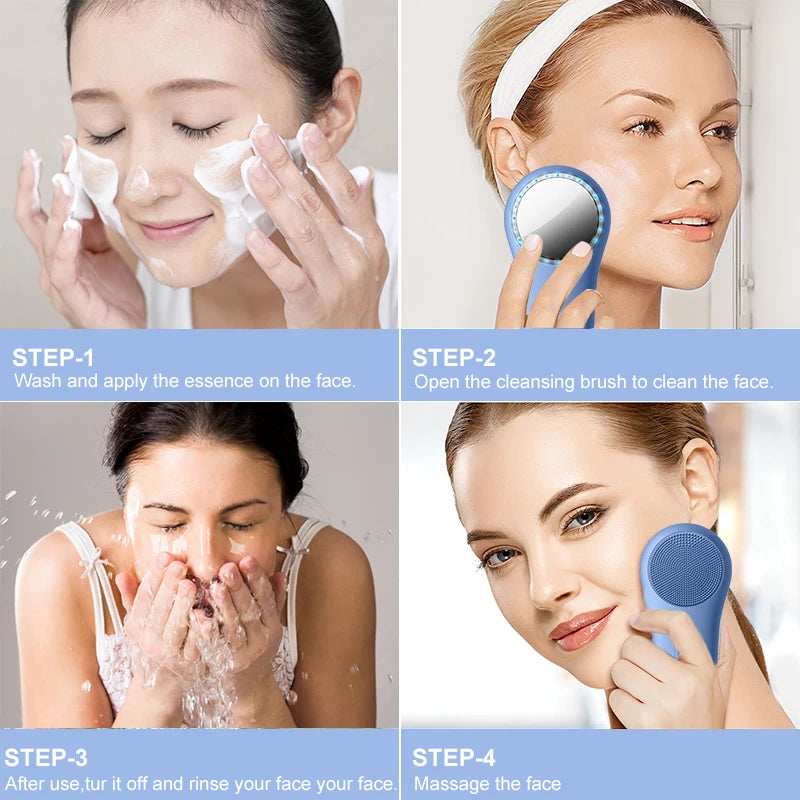 Vibrating Electric Face Cleansing